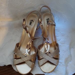 Gold Fiona Dress Sandals